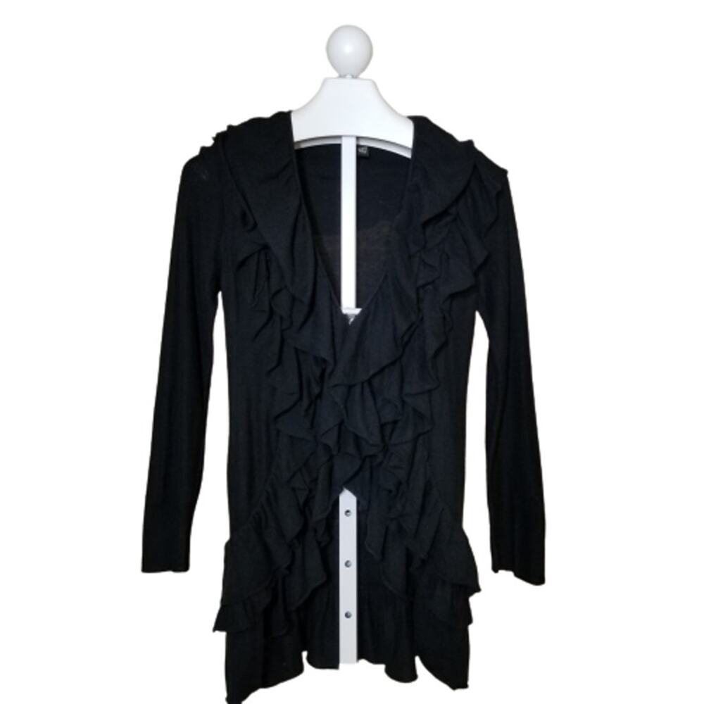 Cupio Ruffled Layered Cardigan Medium‎
